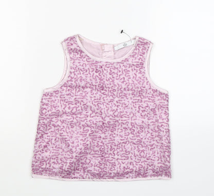 Marks & Spencer Girls Pink   Basic T-Shirt Size 4-5 Years