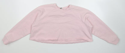 ASOS Womens Pink   Pullover Sweatshirt Size 8