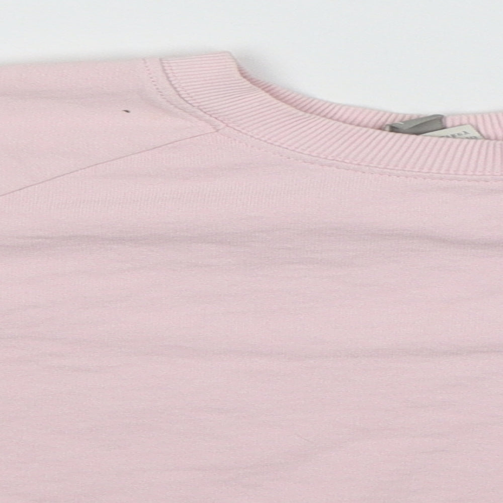 ASOS Womens Pink   Pullover Sweatshirt Size 8