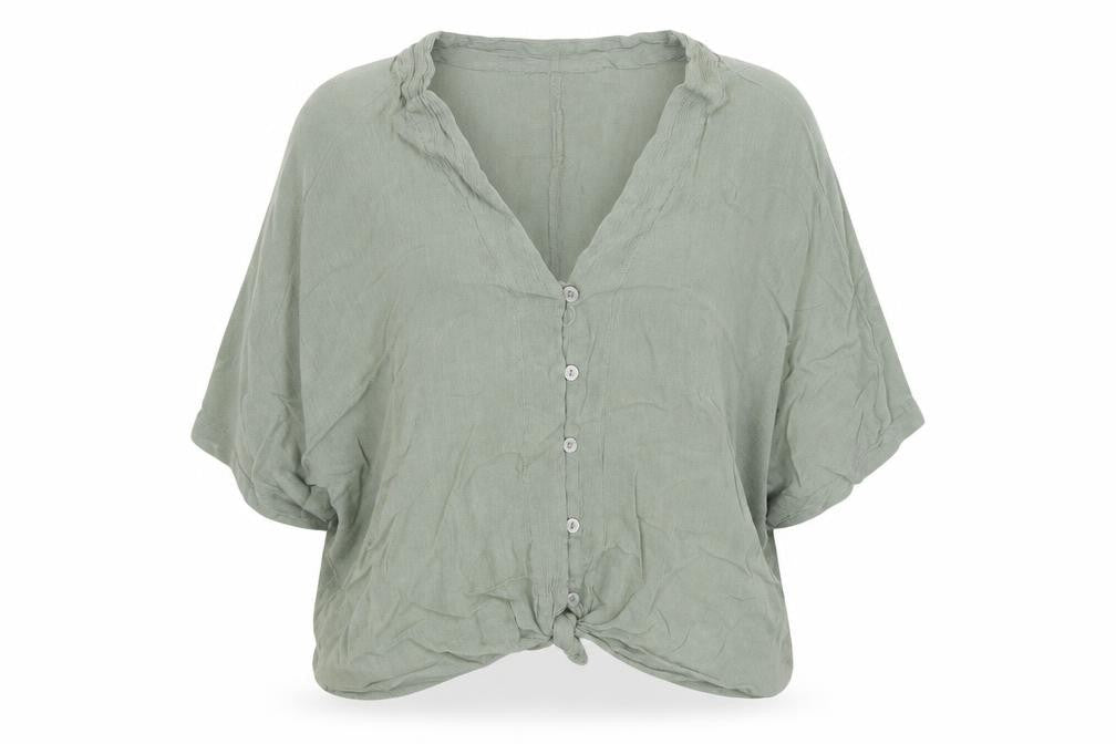 Primark Womens Grey   Basic Button-Up Size 10