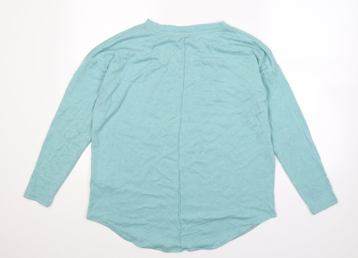b.young Womens Blue  Knit Pullover Jumper Size M