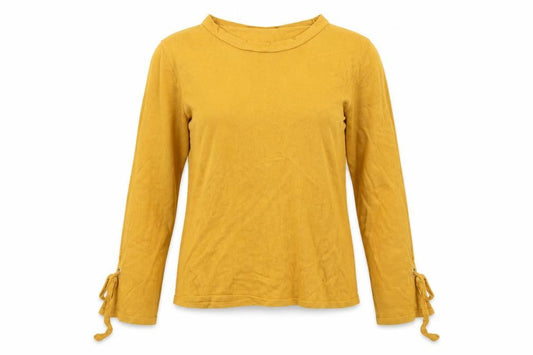 New Look Womens Yellow  Knit Pullover Jumper Size 8