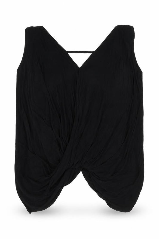River Island Womens Black   Wrap Blouse Size 10