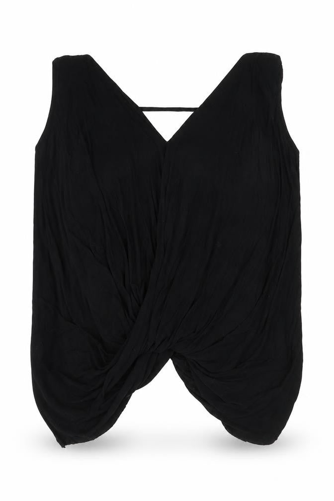 River Island Womens Black   Wrap Blouse Size 10