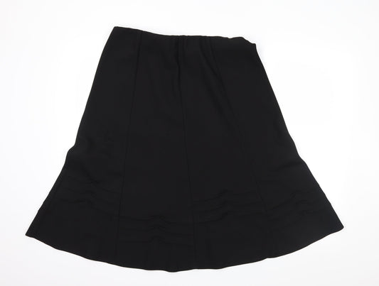 BM Womens Black   Swing Skirt Size 14