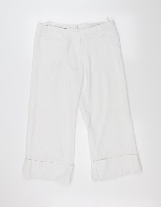 JOL Styl Womens White   Trousers  Size 12 L23 in