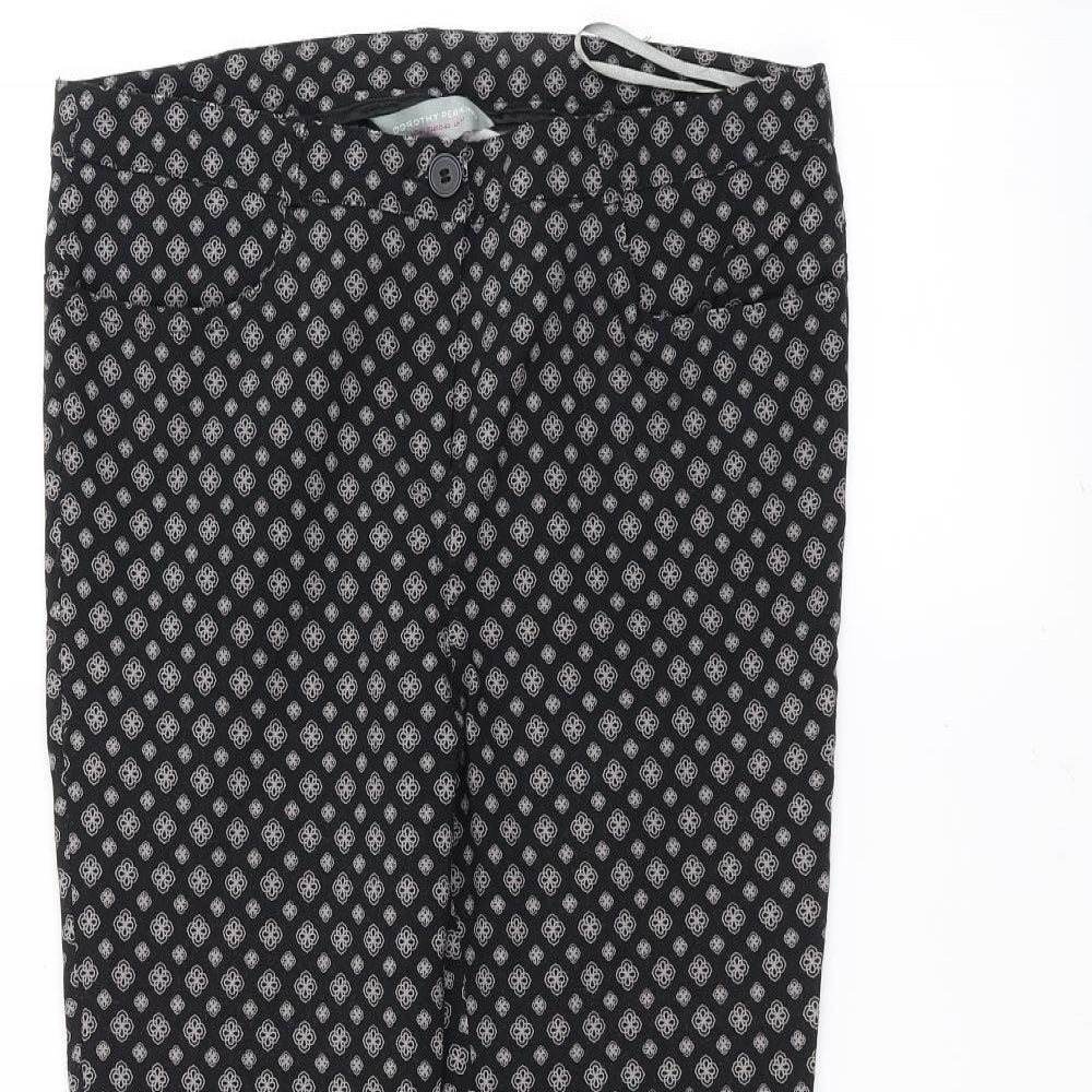Dorothy Perkins Womens Black   Trousers  Size 14 L26 in