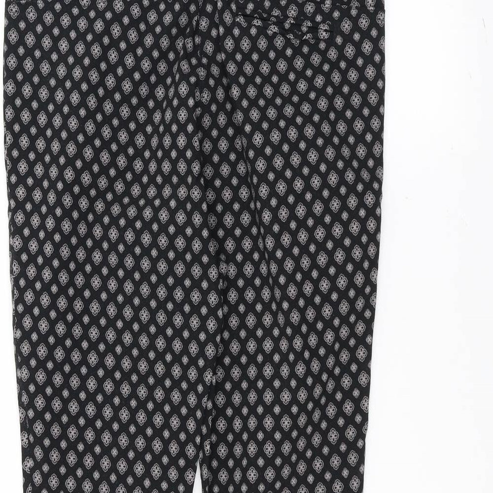 Dorothy Perkins Womens Black   Trousers  Size 14 L26 in