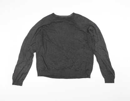 Preloved BHS Mens Grey   Pullover Jumper Size M - Front