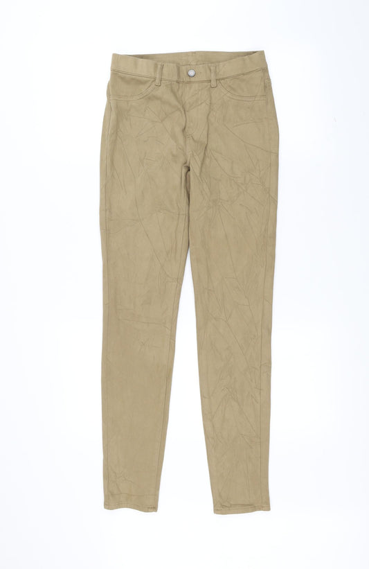 uni Mens Brown   Skinny Jeans Size S L28 in