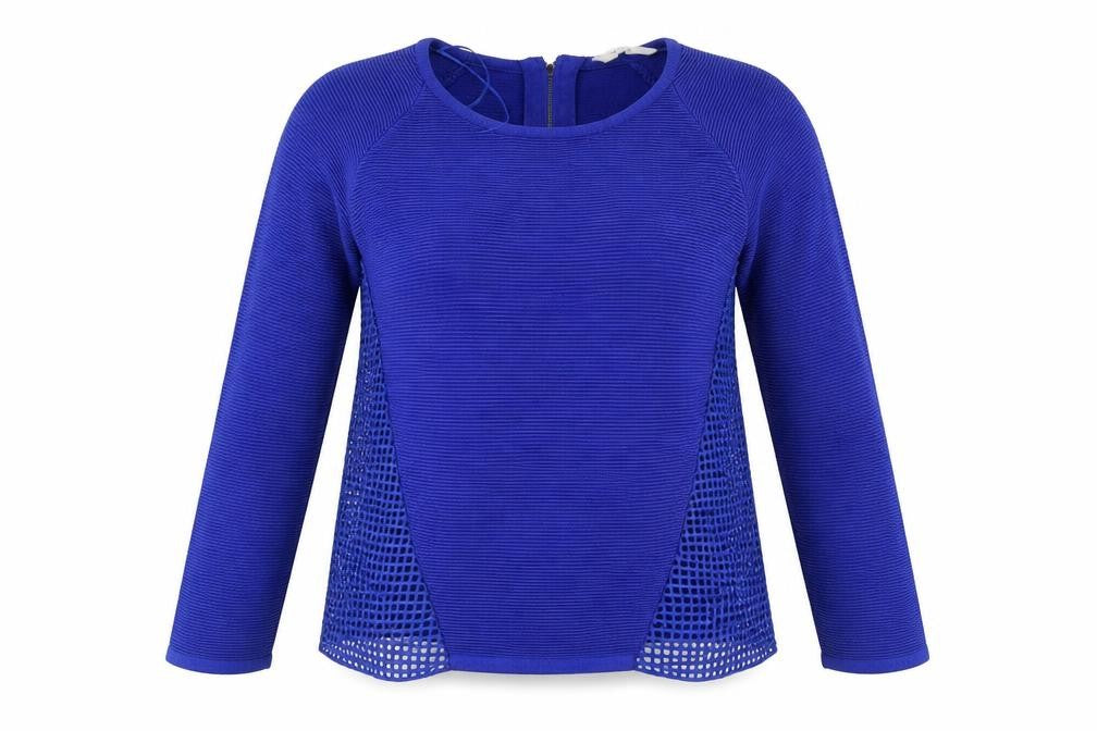 NAF NAF Womens Blue   Pullover Jumper Size S