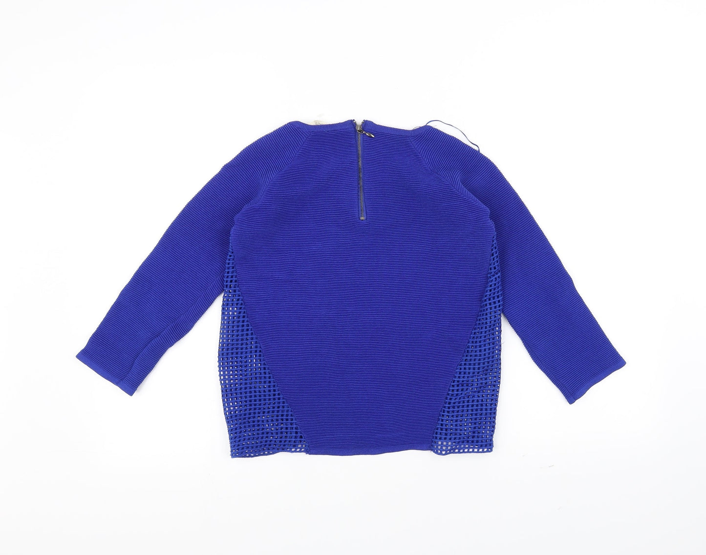NAF NAF Womens Blue   Pullover Jumper Size S