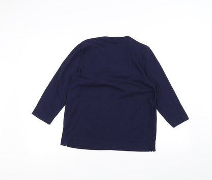 TIGI Womens Blue   Pullover Jumper Size 14