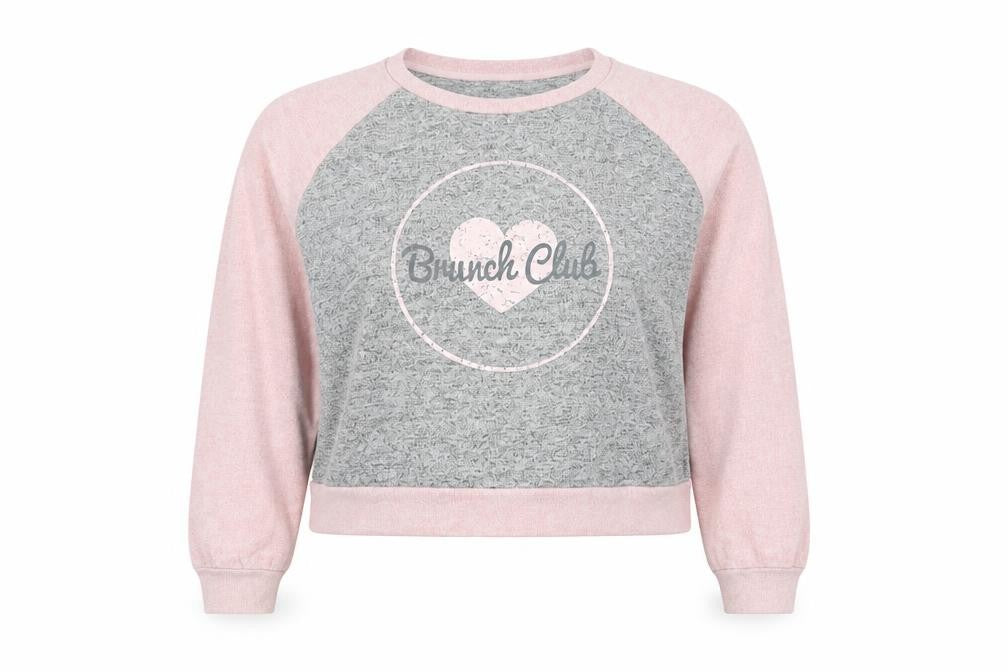 love to lounge Womens Grey   Pullover Jumper Size L