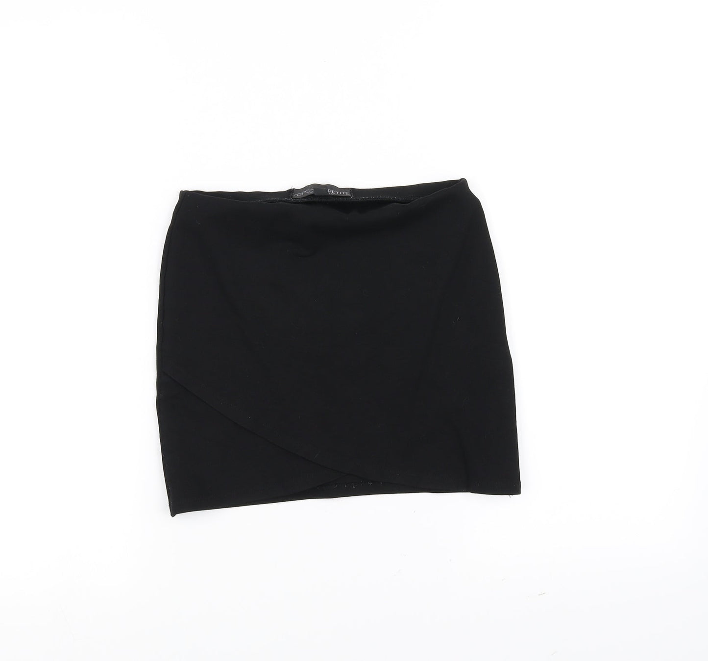 Topshop Womens Black   A-Line Skirt Size 6