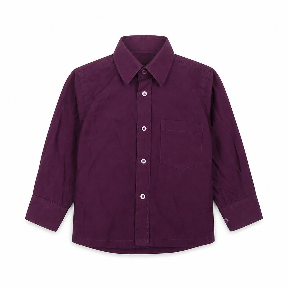 Device Boys Purple   Basic Button-Up Size 12 Months