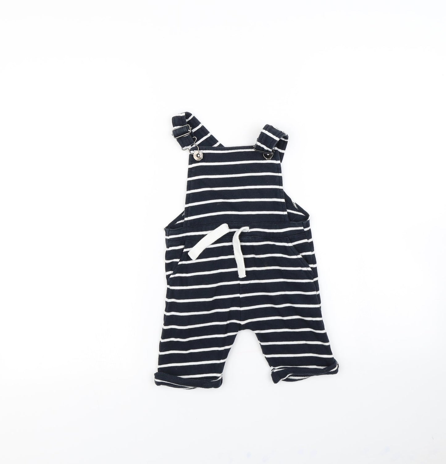 NEXT Boys Blue Striped  Romper One-Piece Size 18 Months