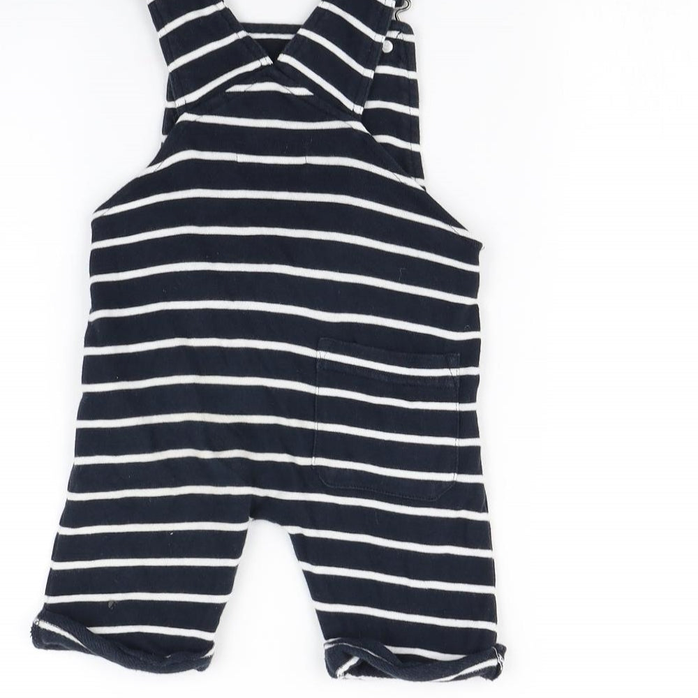 NEXT Boys Blue Striped  Romper One-Piece Size 18 Months