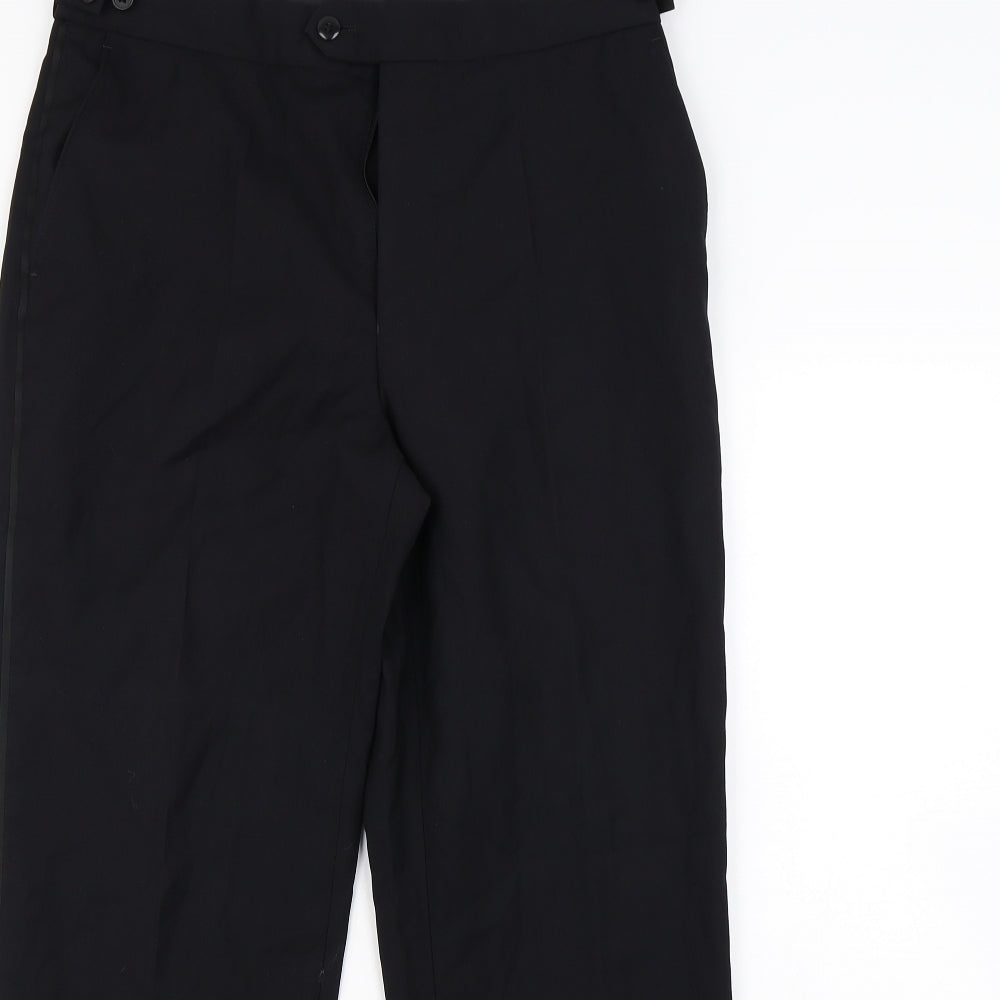 Preworn Womens Black   Dress Pants Trousers Size 32 in L30 in