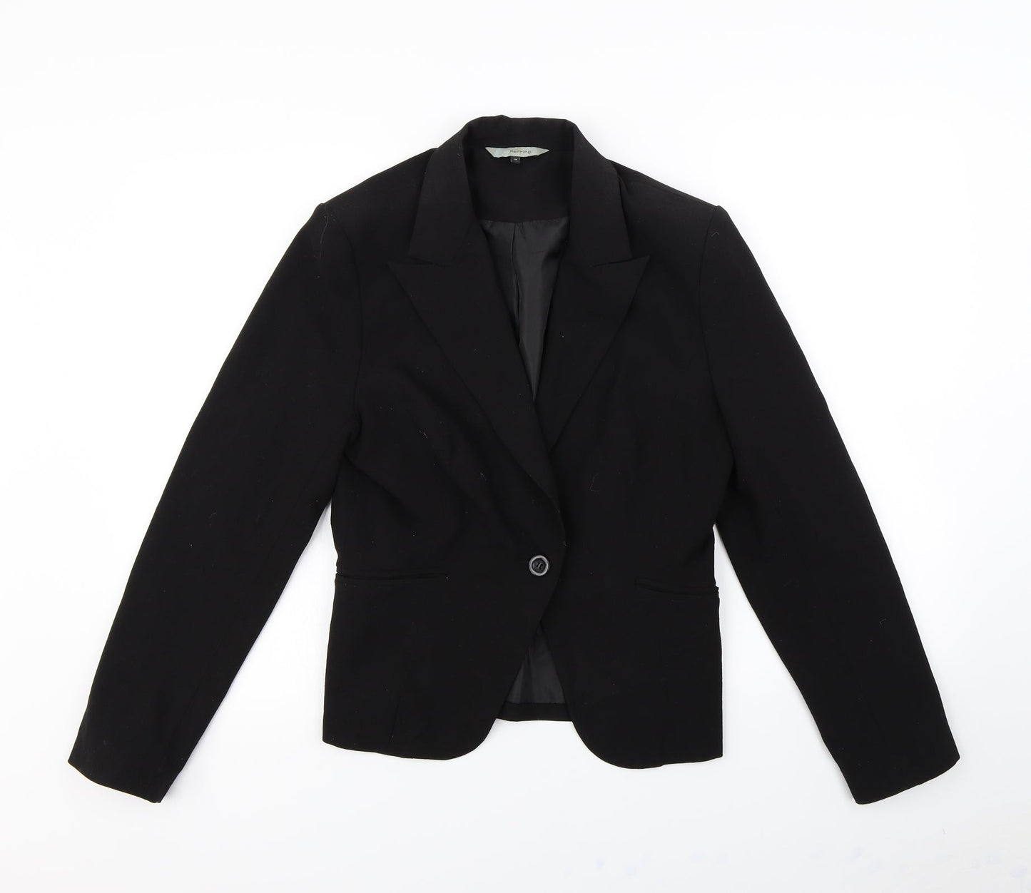 Red Herring Womens Black   Jacket Blazer Size 12  - Shoulder Pads