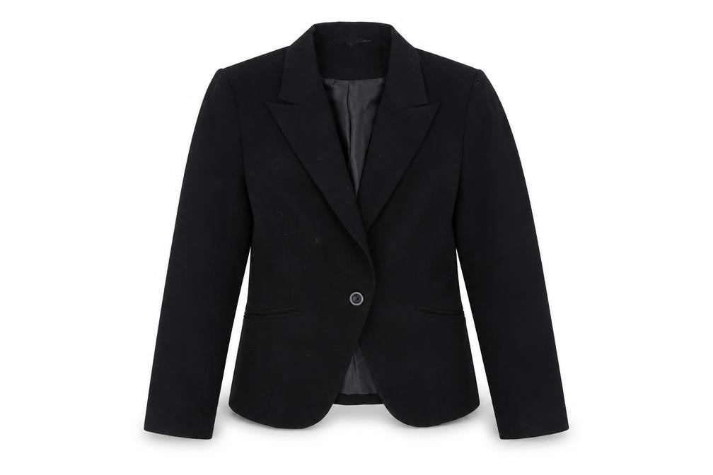 Red Herring Womens Black   Jacket Blazer Size 12  - Shoulder Pads