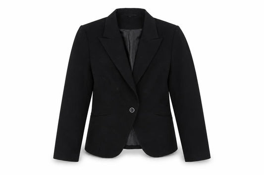 Red Herring Womens Black   Jacket Blazer Size 12  - Shoulder Pads