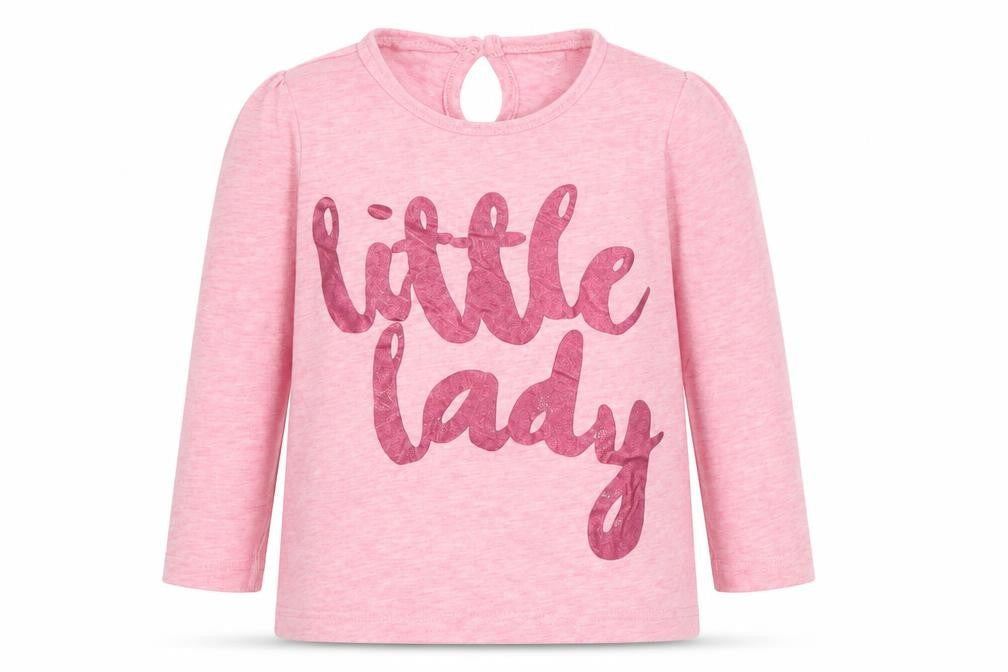 F&F Girls Pink   Basic T-Shirt Size 9-12 Months  - little lady