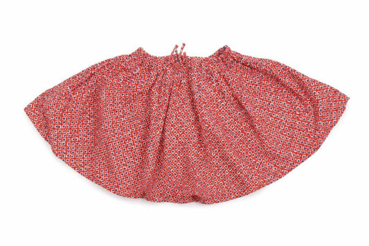 Next Girls Red Geometric  A-Line Skirt Size 9-12 Months
