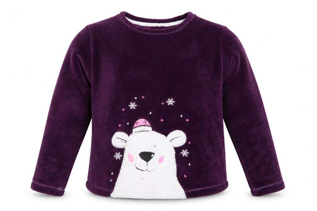 Time To dream Womens Purple   Pullover Jumper Size L