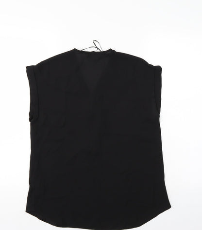 Preloved Papaya Womens Black   Basic Tank Size 10 - Front