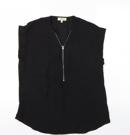 Preloved Papaya Womens Black   Basic Tank Size 10 - Back