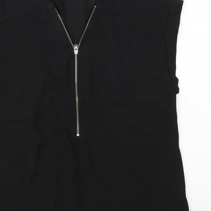 Preloved Papaya Womens Black   Basic Tank Size 10 - Label