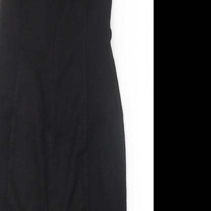 Preloved NEXT Womens Black   Pencil Dress  Size 6 - Label