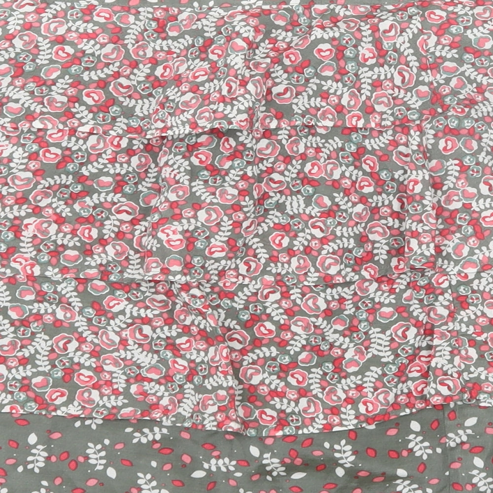 Oasis Womens Pink Floral  Straight & Pencil Skirt Size 10