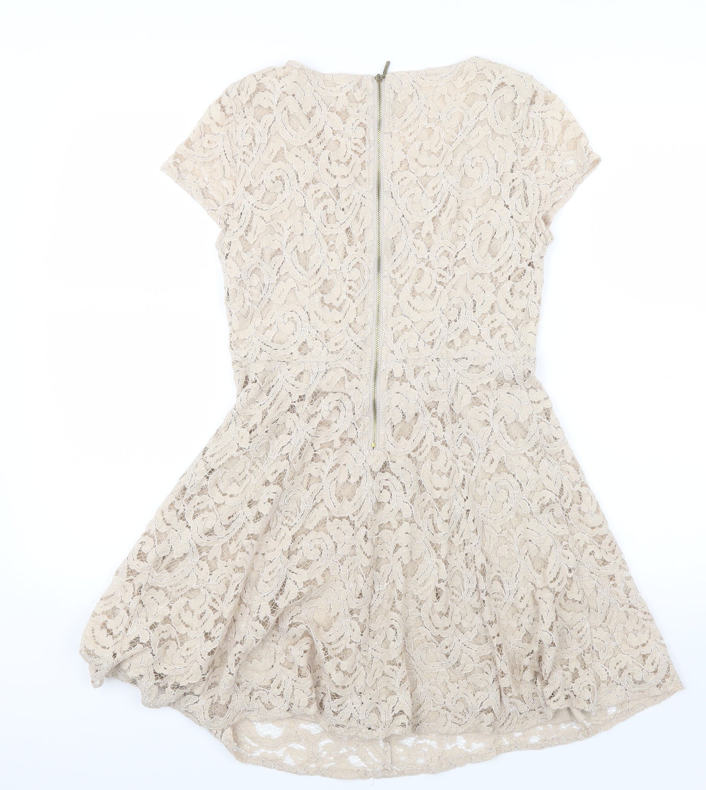 Marks and Spencer Womens Beige  Lace Mini  Size 8