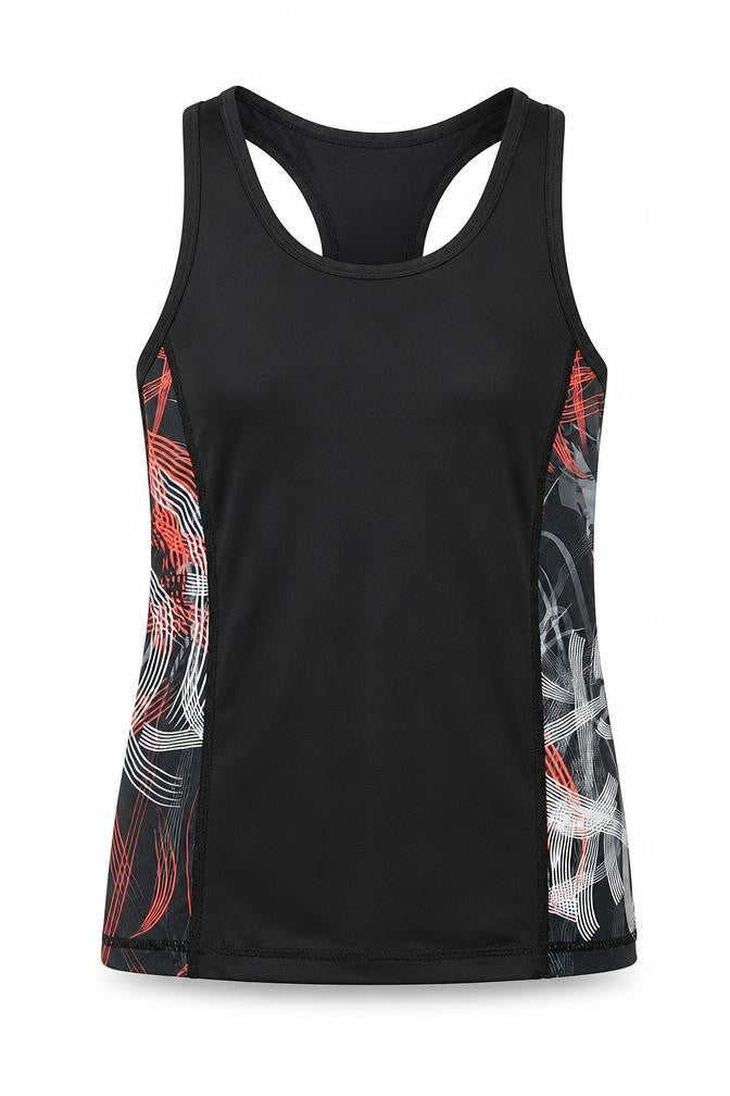 Young Dimension Girls Black   Basic Tank Size 10-11 Years