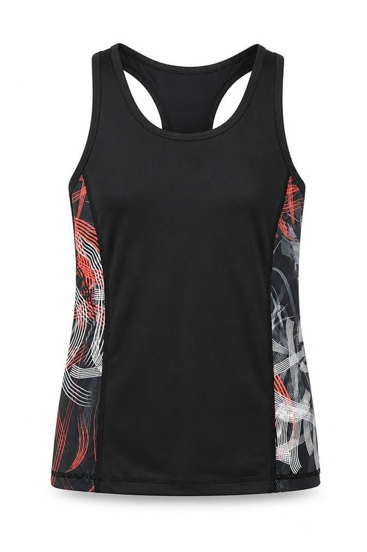 Young Dimension Girls Black   Basic Tank Size 10-11 Years