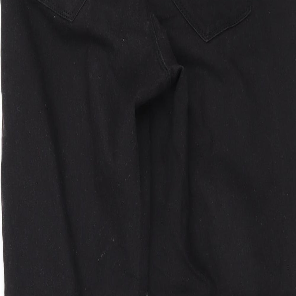 Denim & Co. Womens Black  Denim Jegging Jeans Size 10 L25 in