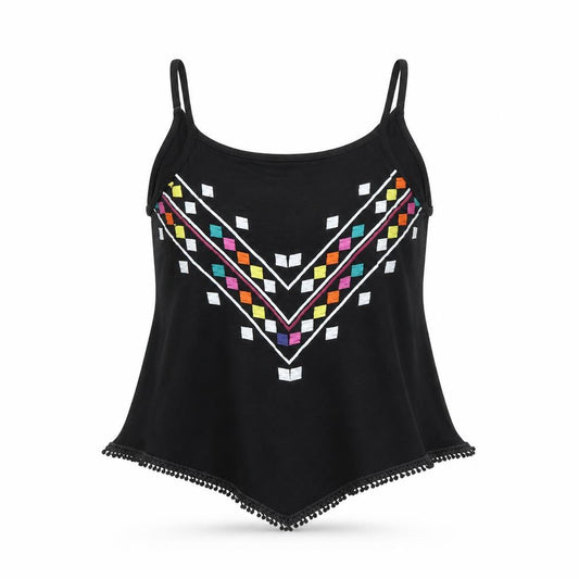 Select Womens Black   Camisole Blouse Size 12  - cropped