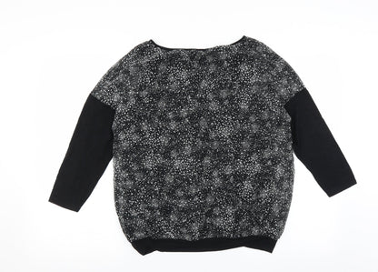 Preworn Womens Black   Basic Blouse Size 10
