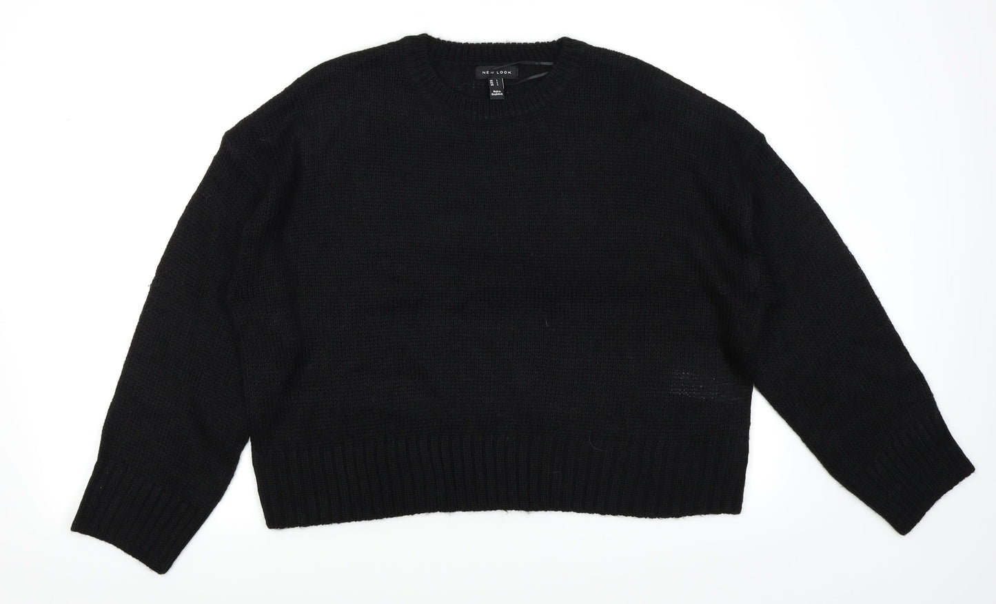 New Look Womens Black   Pullover Jumper Size L