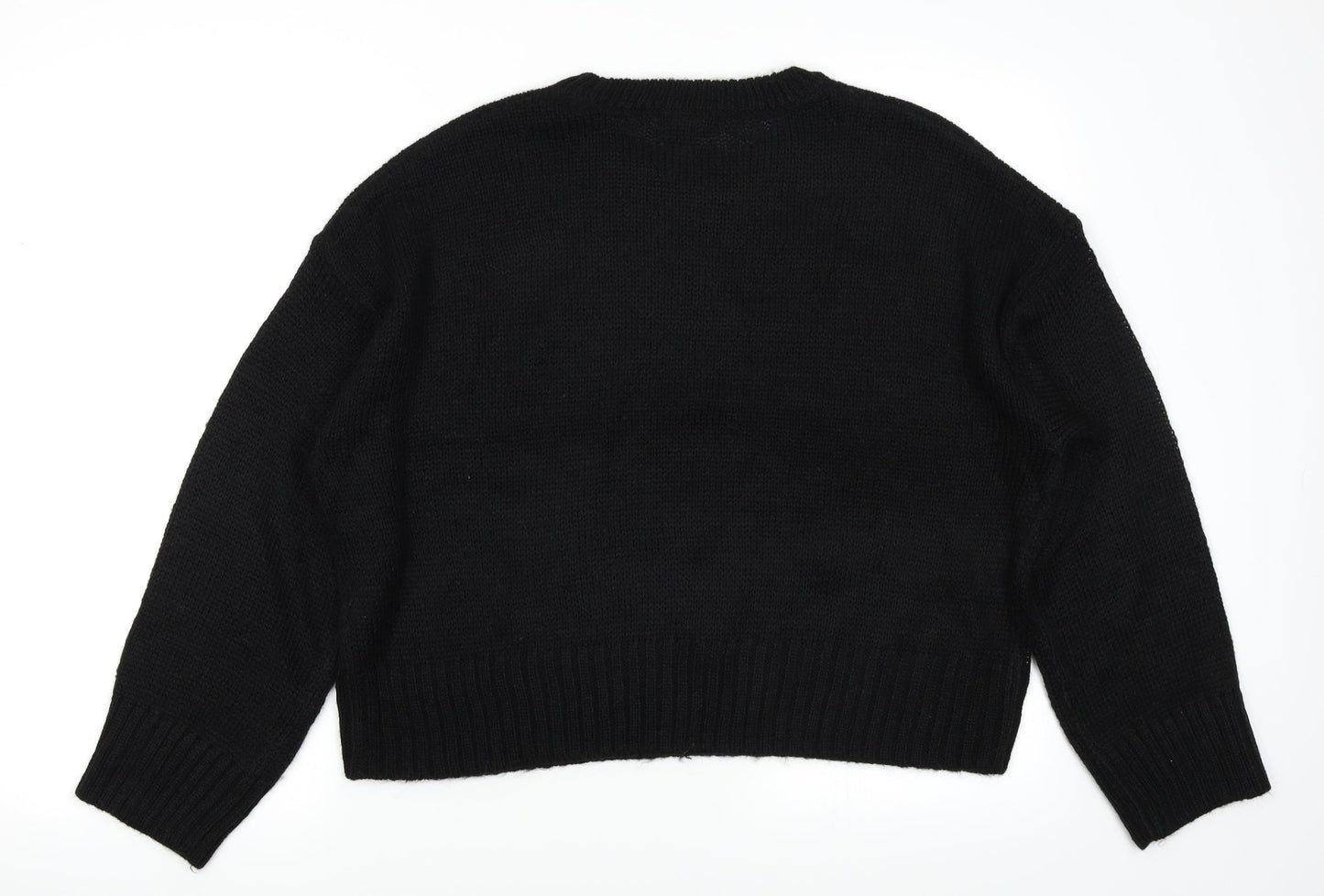 New Look Womens Black   Pullover Jumper Size L