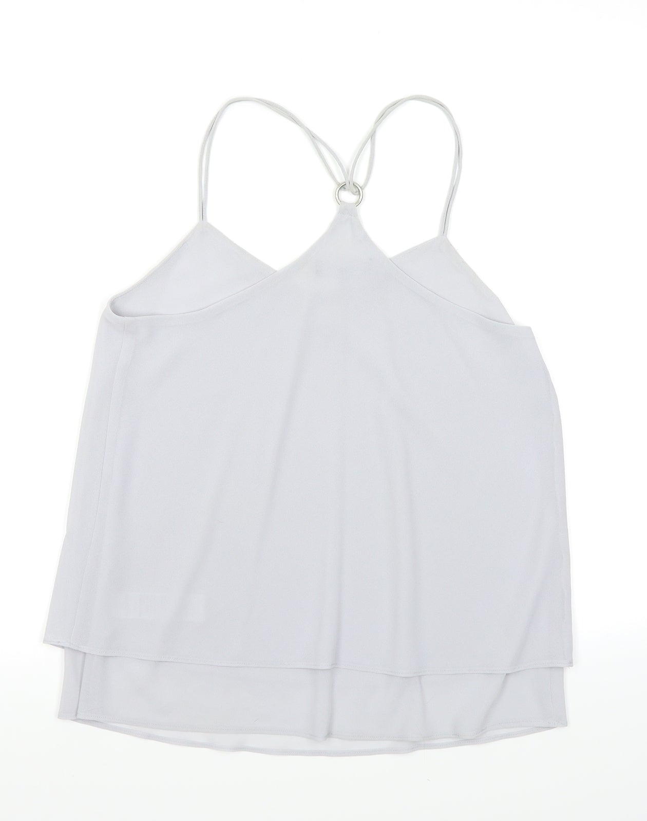 New Look Womens Grey   Camisole Blouse Size 10