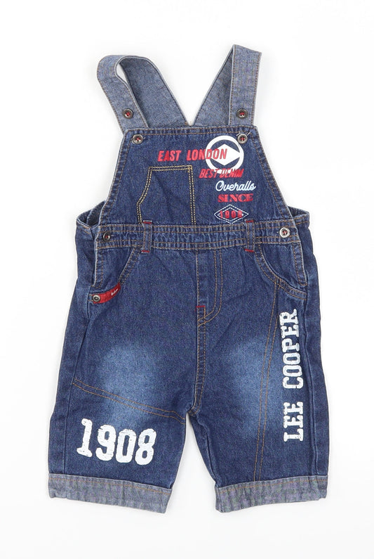 Lee Cooper Baby Blue  Denim Dungaree One-Piece Size 18 Months  - Lee Cooper