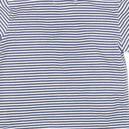 Lee Cooper Boys Blue Striped  Basic Polo Size 12-18 Months