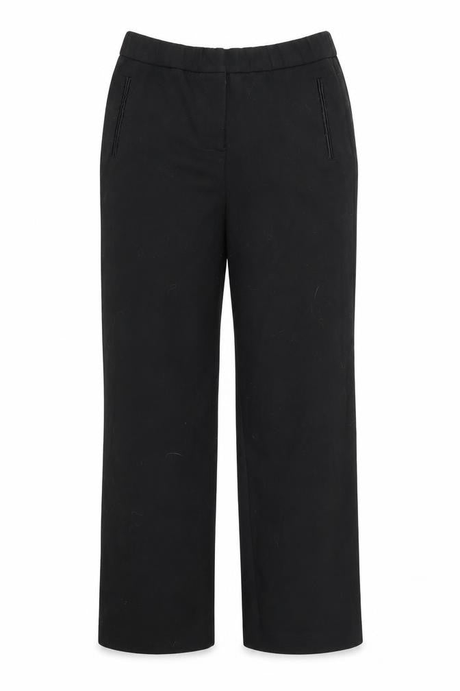 Magi Womens Black  Rayon Dress Pants Trousers Size 12 L25 in