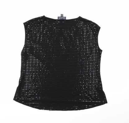 Saloos Womens Black   Basic Blouse Size 16