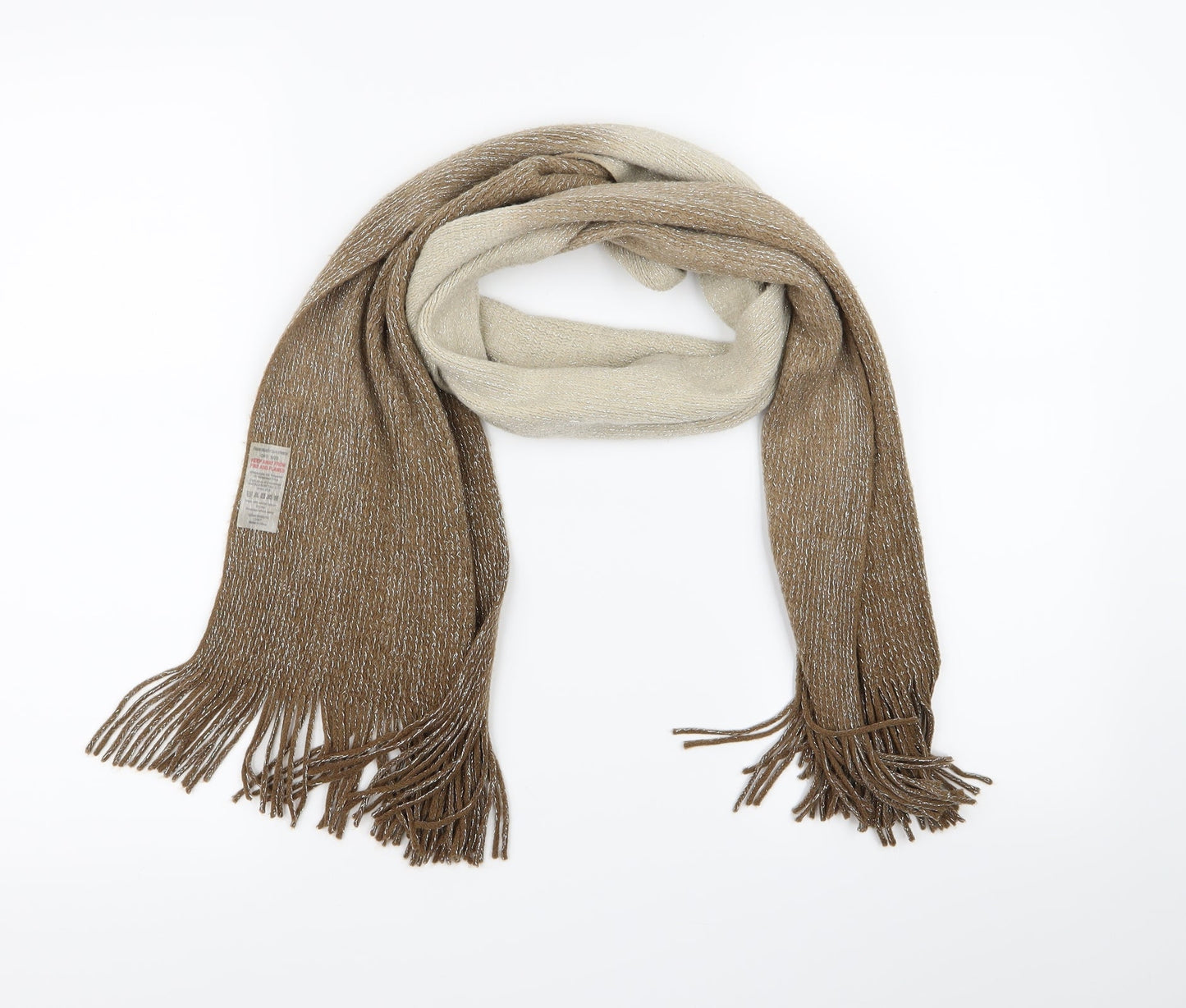 Preworn Womens Brown  Knit  Scarf