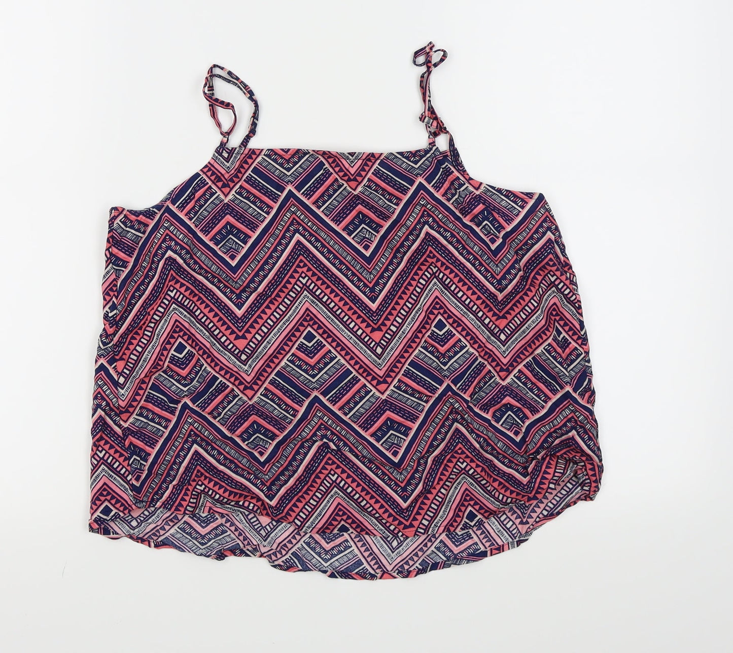 Divided by H&M Womens Multicoloured Geometric  Camisole Tank Size 12