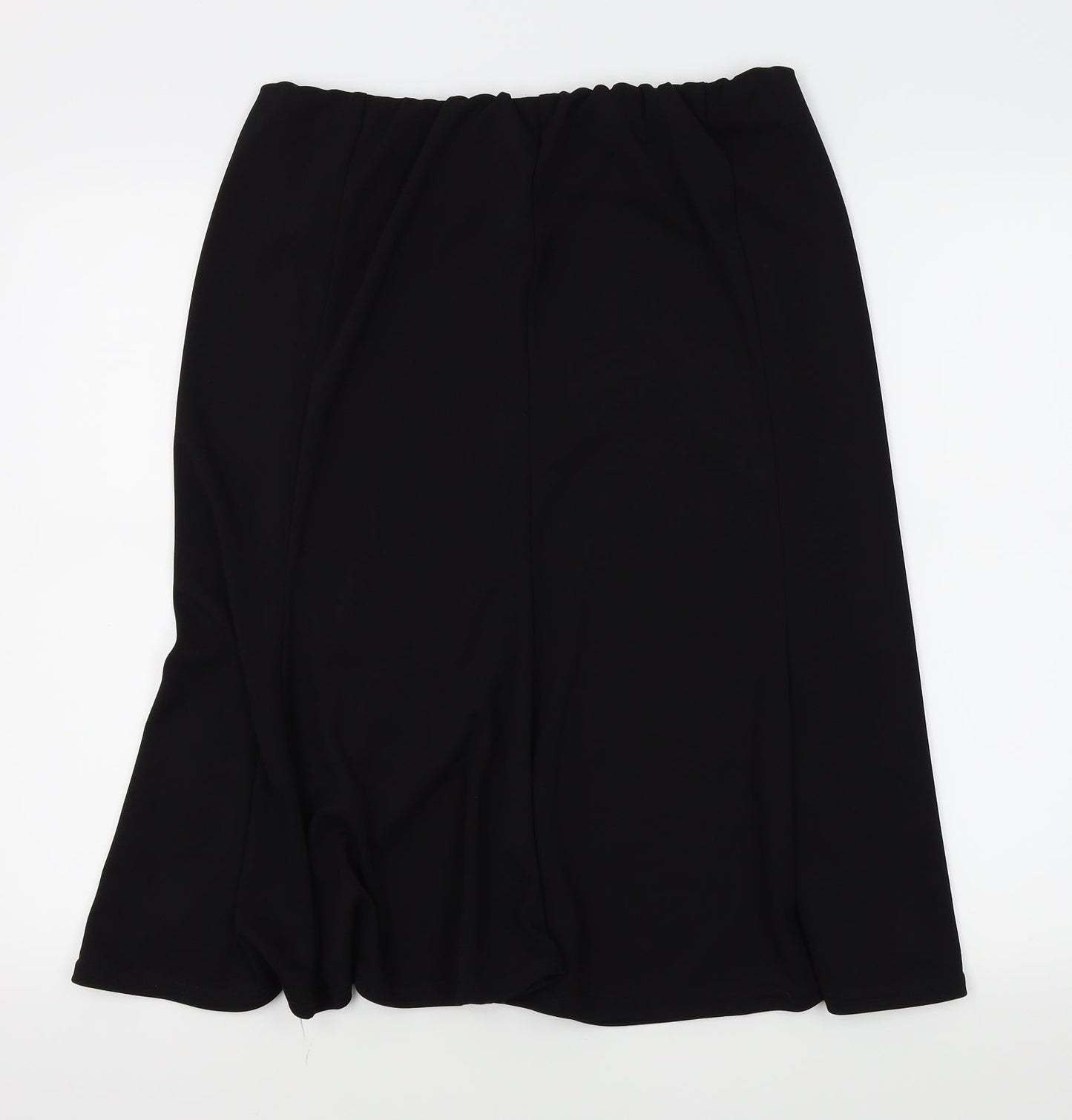Preworn Womens Black   Pleated Skirt Size 30 in